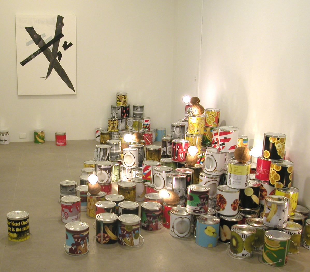 Installation view, The Failever of Judgement Part III, Greene Naftali, New York, 2005