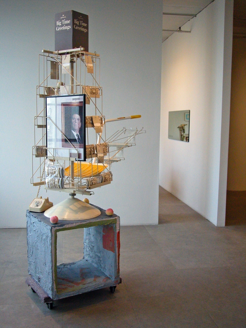 Rachel Harrison, Nice Rack, 2006, mixed media, 99 x 63 x 28 inches