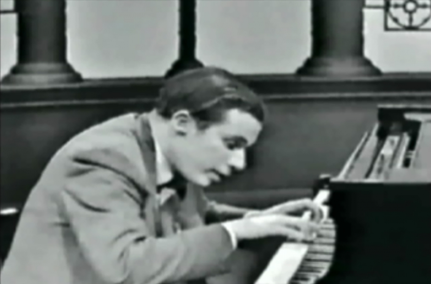 David Dempewolf, Time Travel Project - Glenn Gould, 2005 (still), Digital Video, 5 minutes, Installation dimensions variable