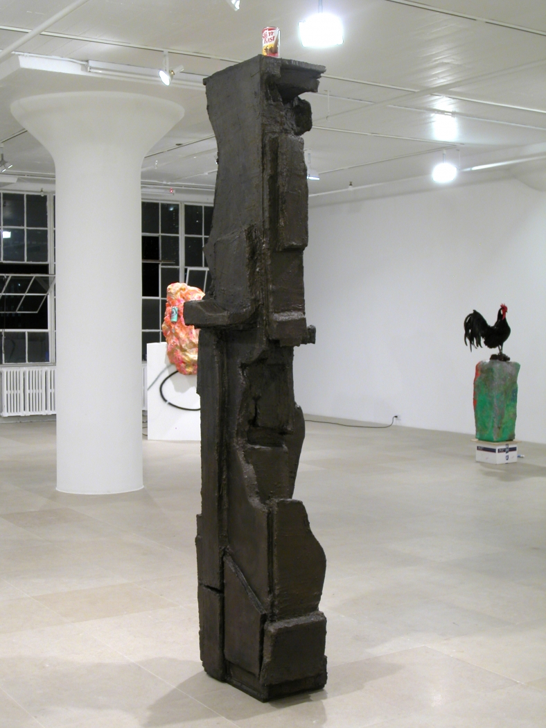 Fats Domino, 2006, mixed media, 106 x 22 x 21 inches