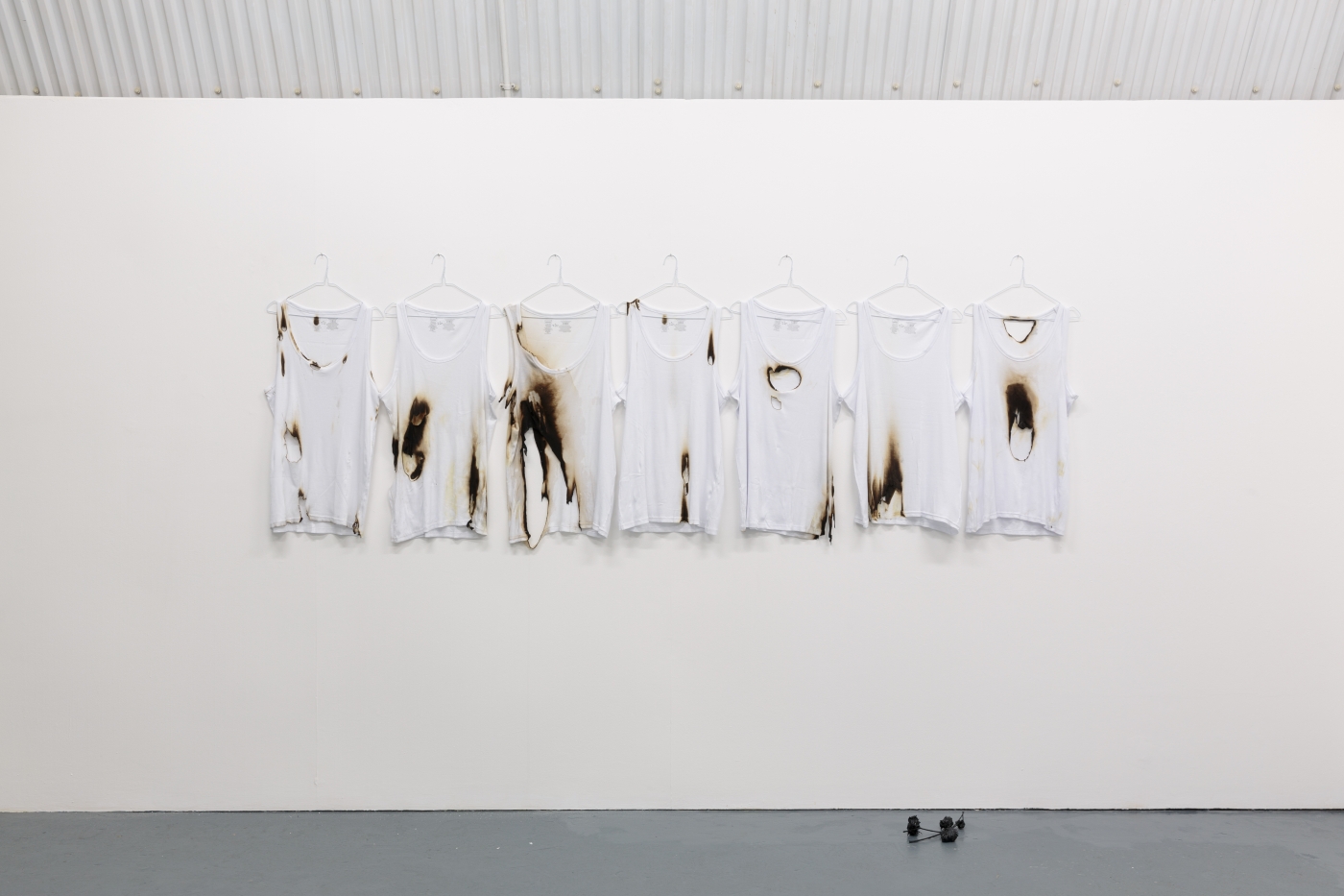 Aria Dean, Installation view, White Ppl think i’m radical, Arcadia Miss, London, 2017