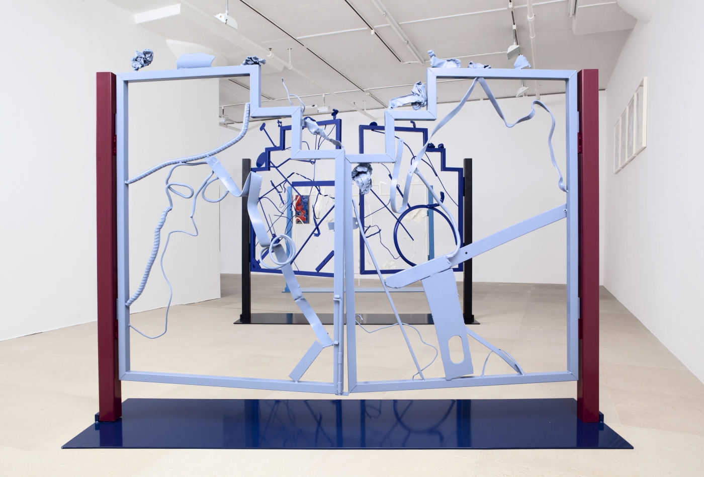 Ida Ekblad, Installation view, Greene Naftali, New York, 2011