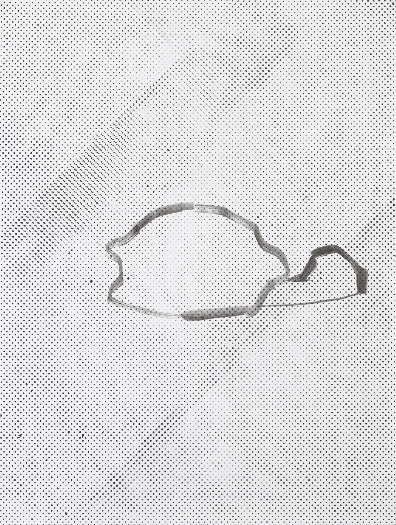 Michael Krebber MK.286, 2015 Lacquer on canvas 78 3/4 x 59 1/8 inches (200 x 150.2 cm)