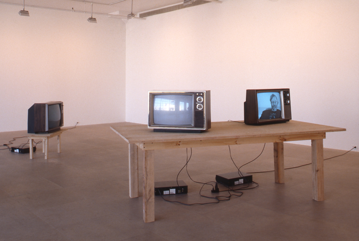 Installation view, Malcolm, Lloyd, Angela, Norman, Jane, Greene Naftali, New York, 1998