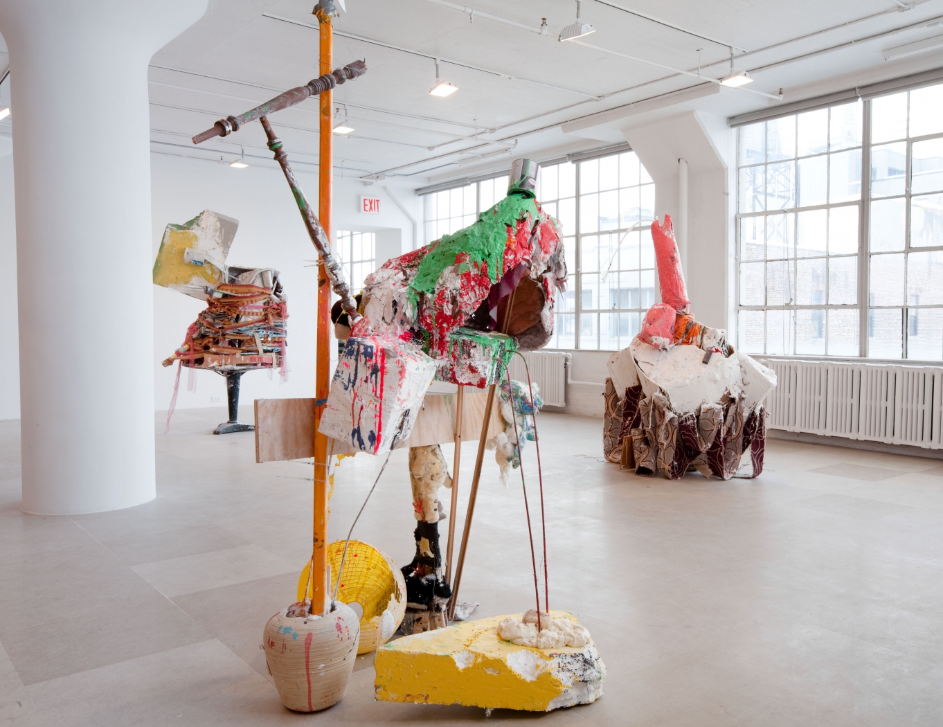 Installation view, Blind Sculpture, Greene Naftali, New York, 2010