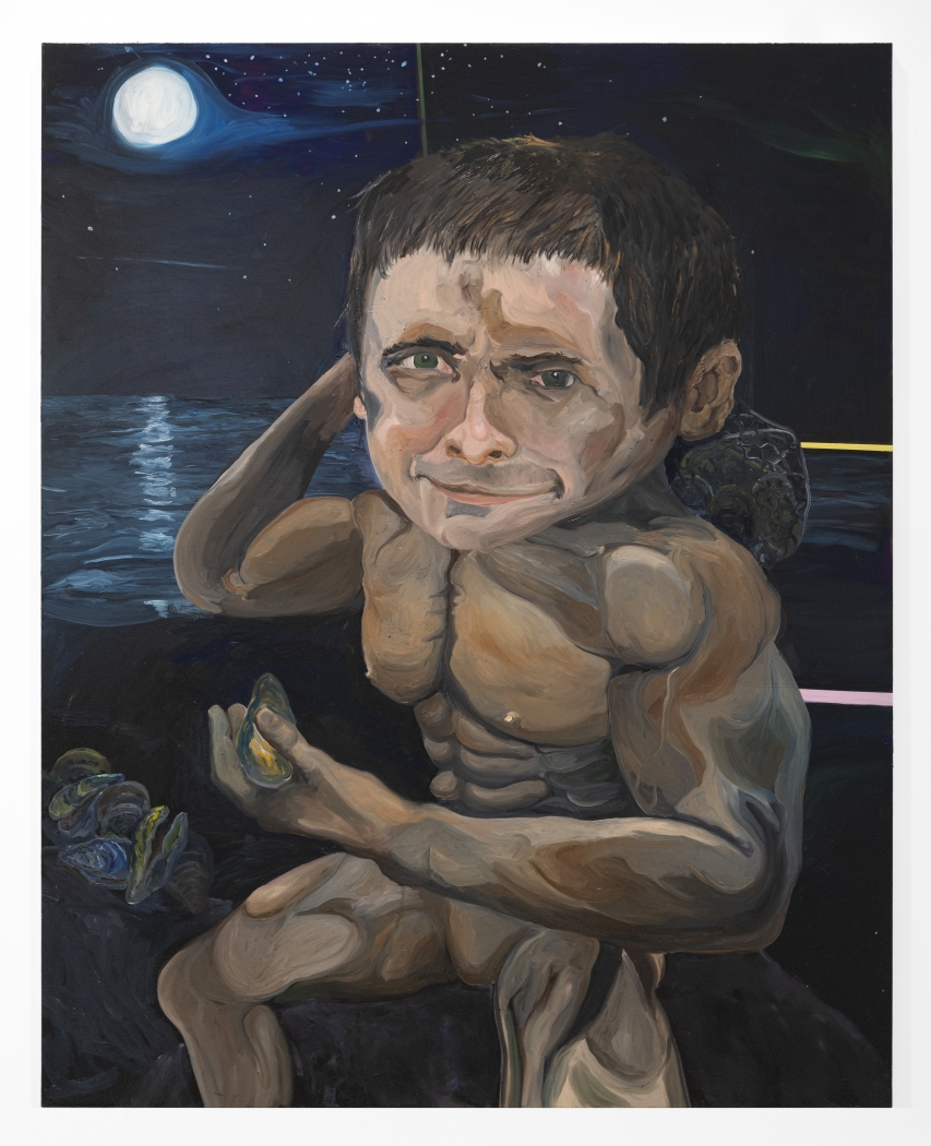 Mathieu Malouf, Man Selling Oysters, 2020