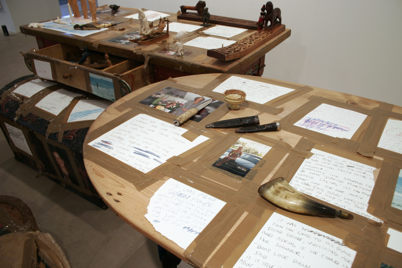 Greenland, a novel, 2008 (detail), Mixed media, Dimensions variable