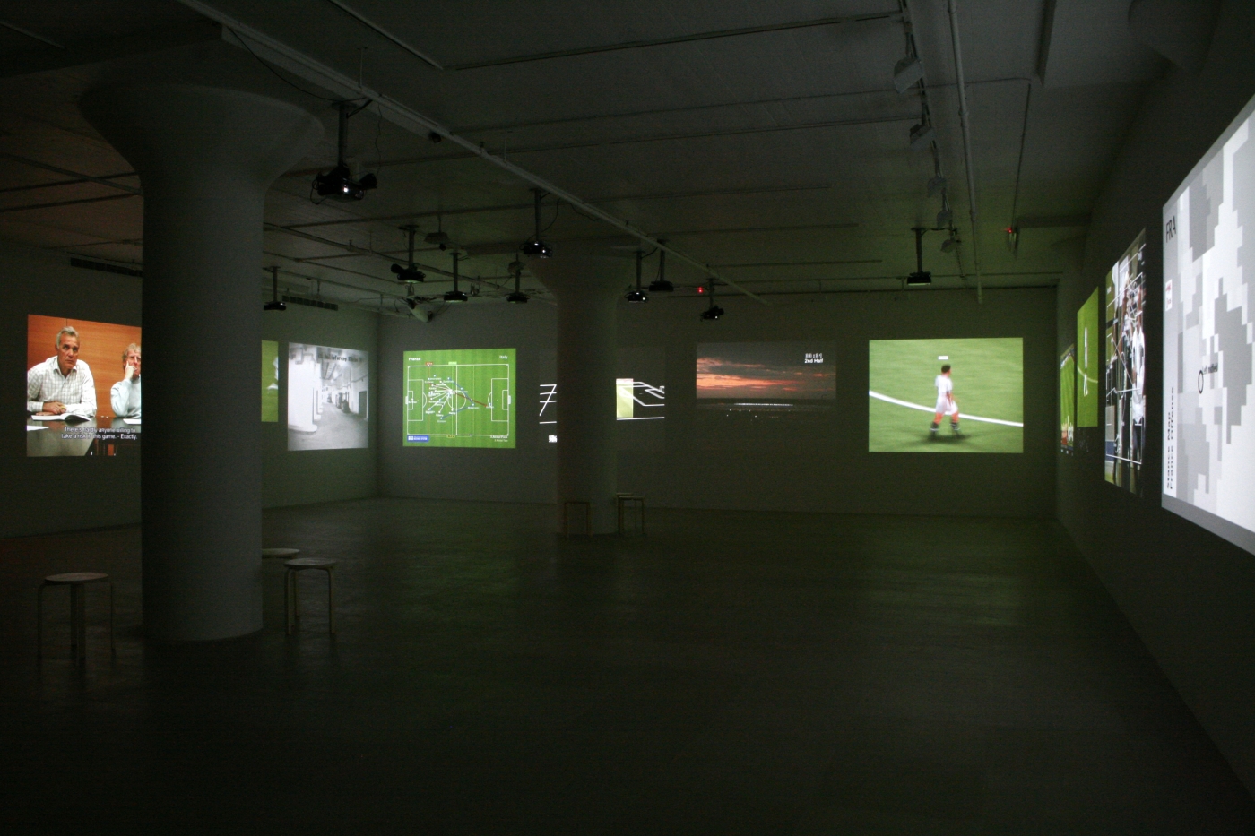 Installation view, Deep Play, Greene Naftali, New York, 2008