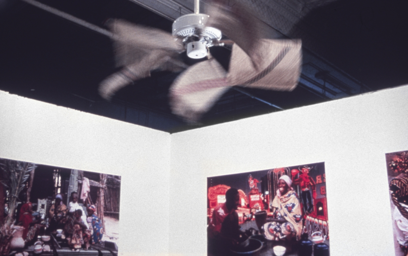 Fatimah Tuggar, Installation view, At the Water Tap, Greene Naftali, New York, 2000 – 2001