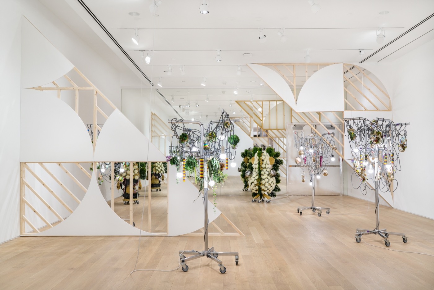 Haegue Yang, Installation view, In the Cone of Uncertainty, The Bass Museum of Art, Miami, 2019