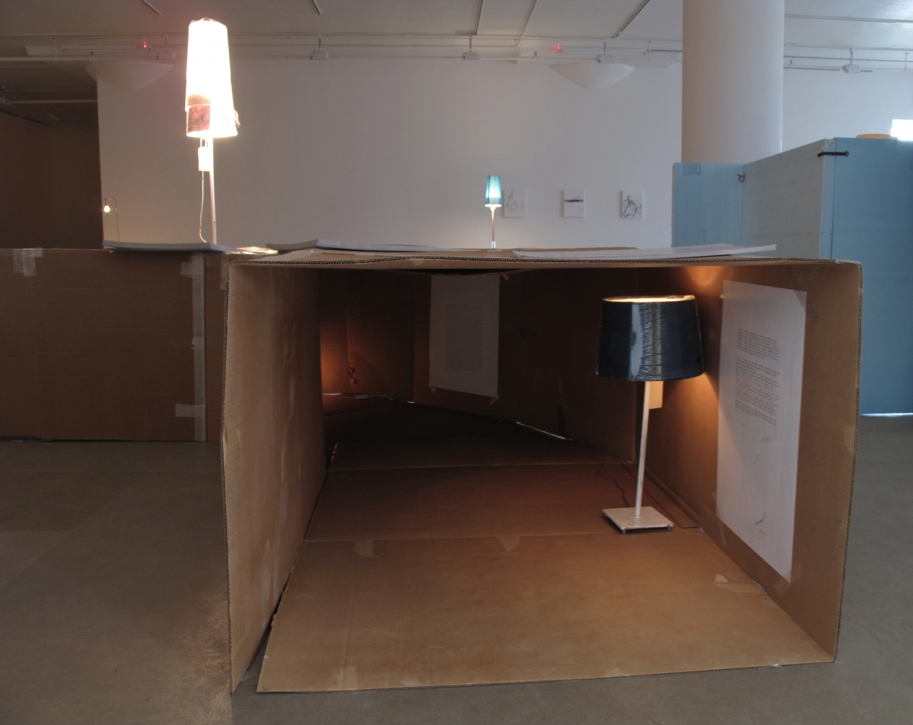 Installation view, 18INIQITIES, Greene Naftali, New York, 2008