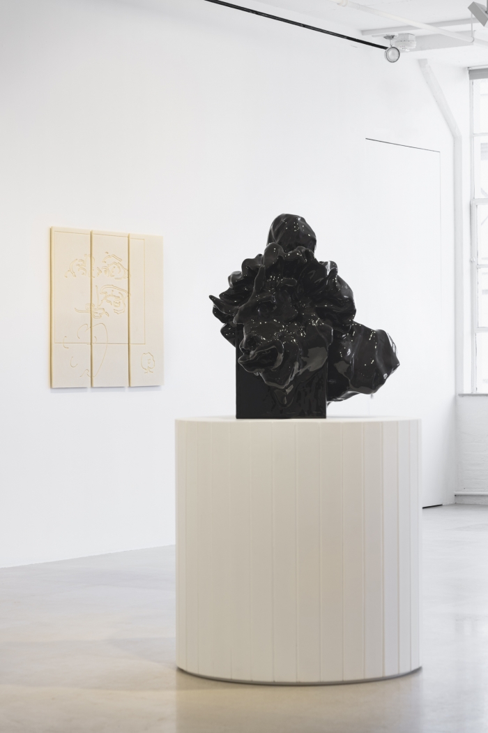 Aria Dean, Installation view, Show Your Work Little Temple, Greene Naftali, New York, 2021