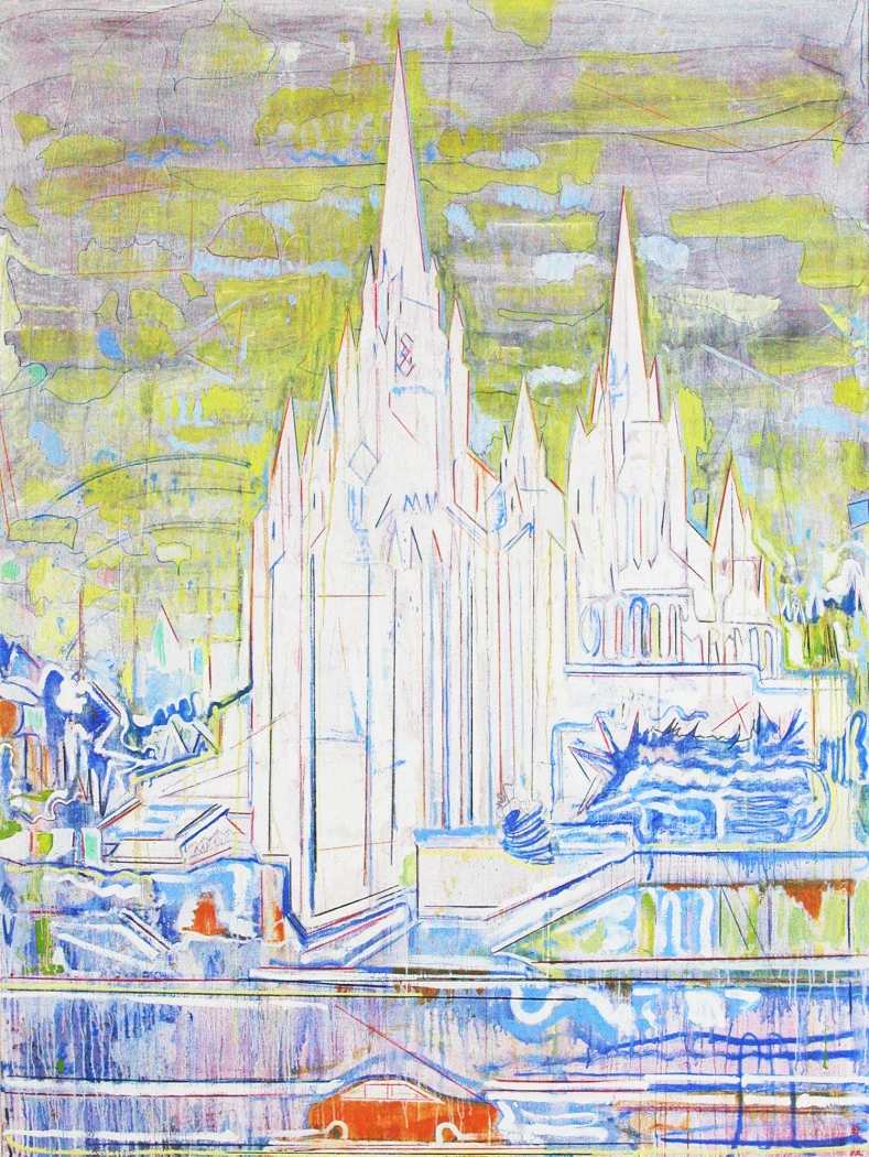 Untitled, 2005, mixed media on paper, 11 1/4 x 7 3/4 inches