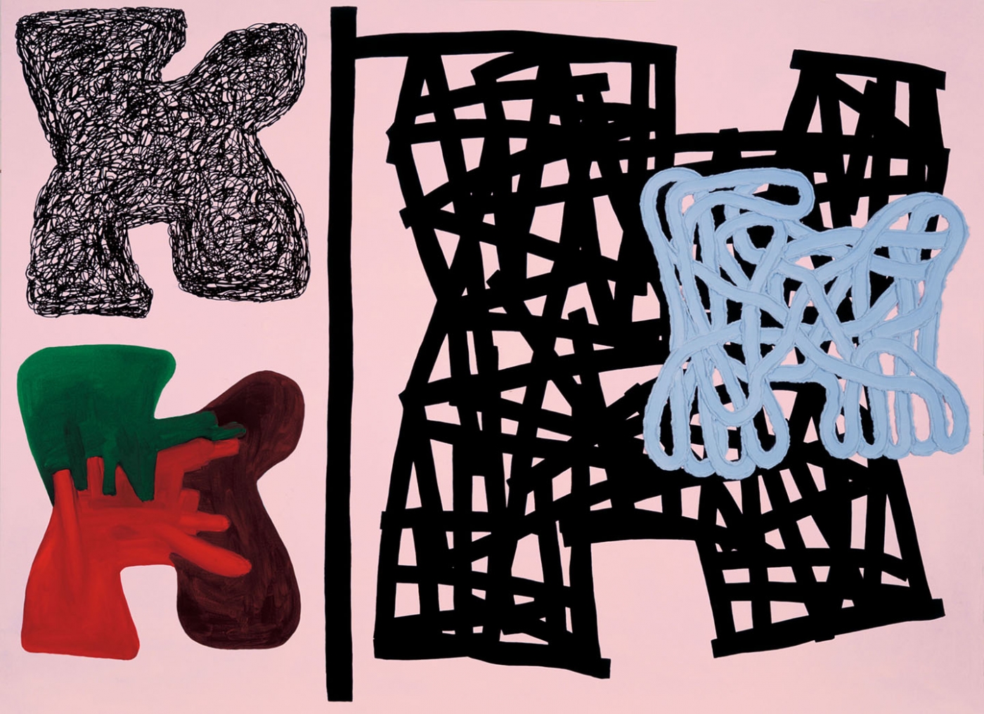 Jonathan Lasker, Stable Aberrance, 1995