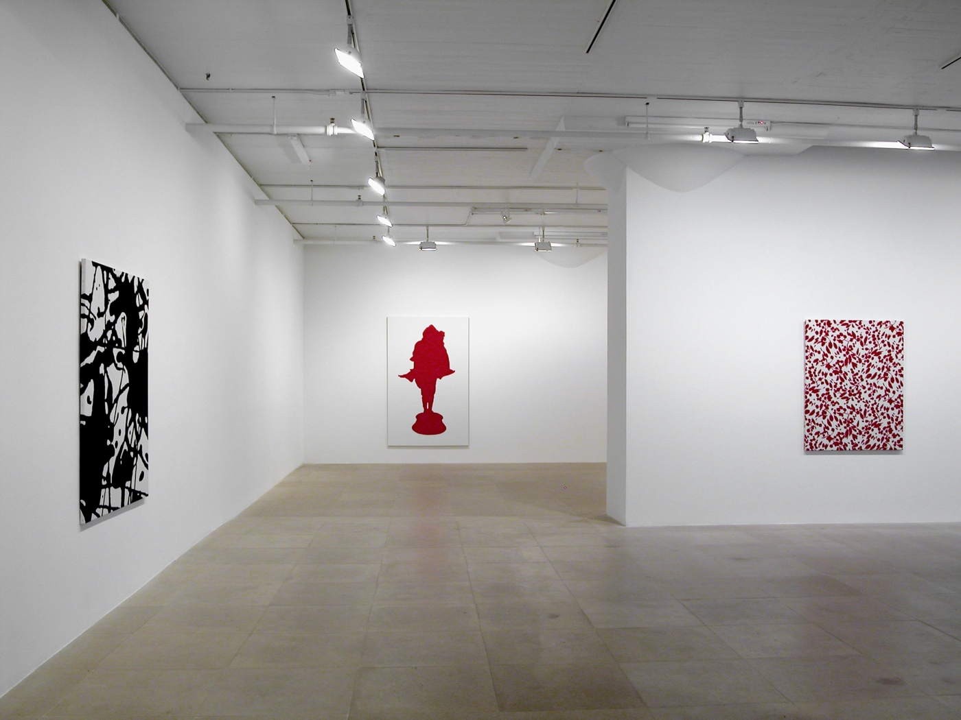 Installation view, Greene Naftali, New York, 2008
