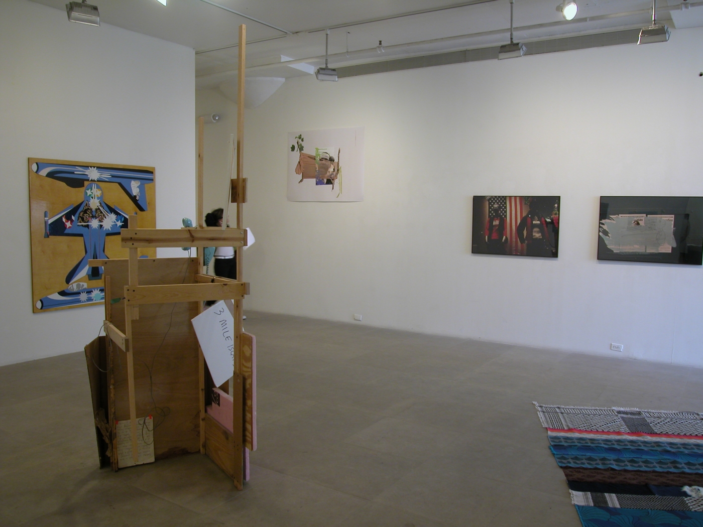 Installation view, American Idyll, Greene Naftali, New York, 2004