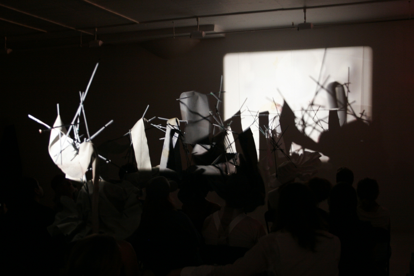 Oliver Husain, Rushes For 5 Hats, Performance view, Greene Naftali, New York, 2007