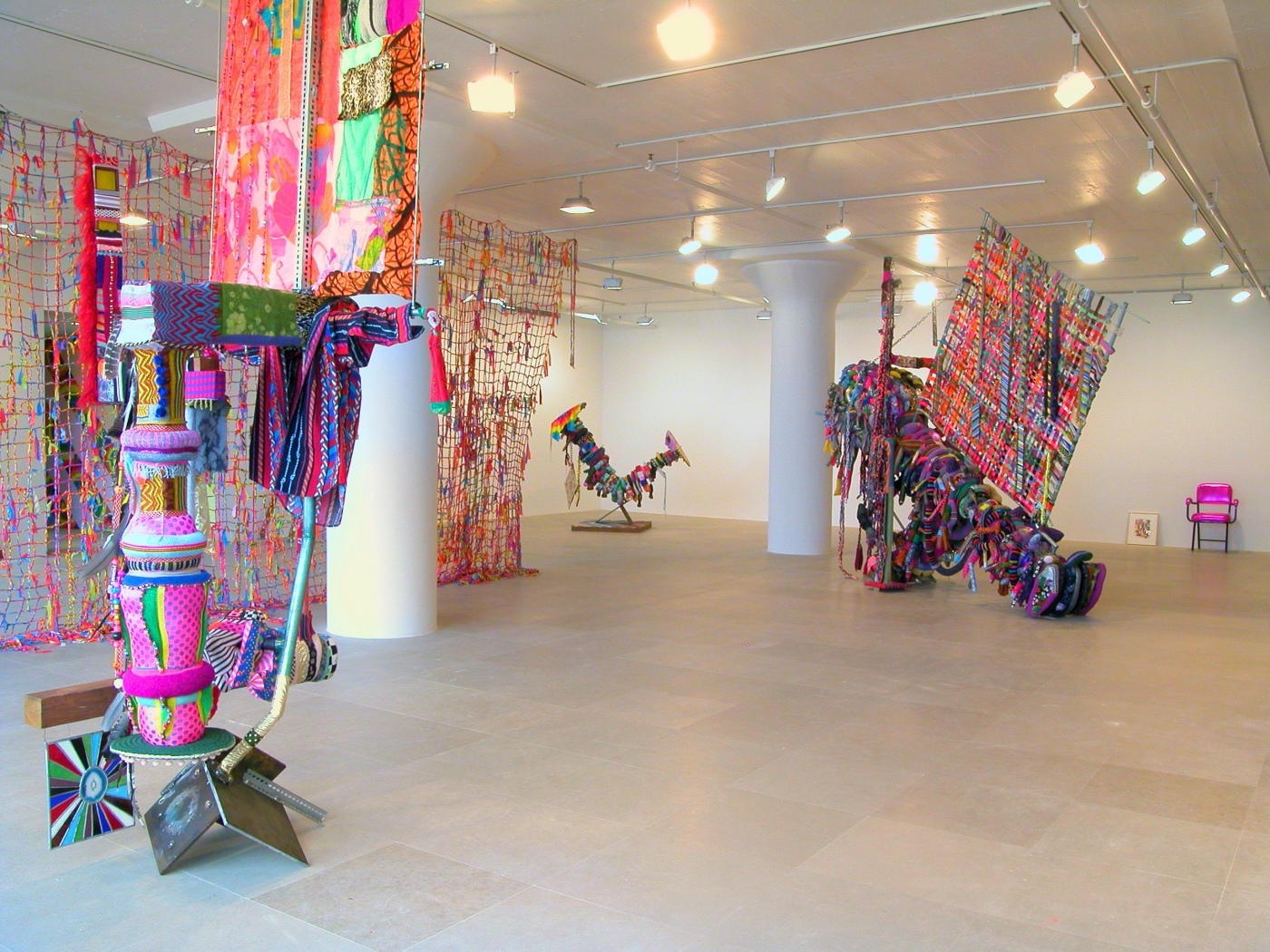 Jim Drain, Installation view, I Would Gnaw on My Hand, Greene Naftali, New York, 2007