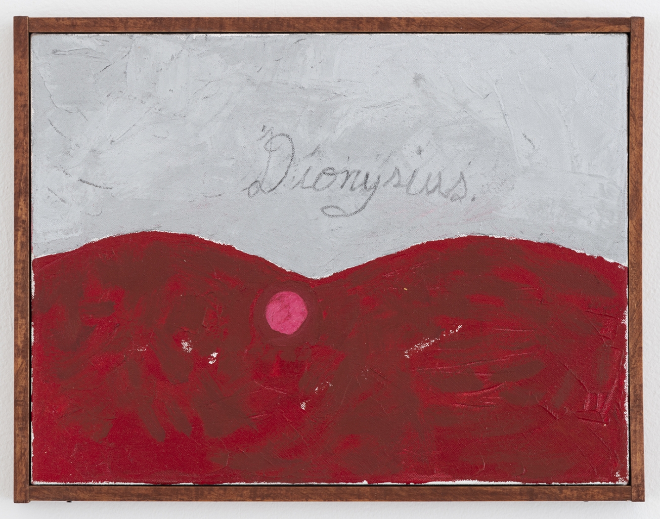 Richard Hawkins Dionysius, Silver & Red, 2021
