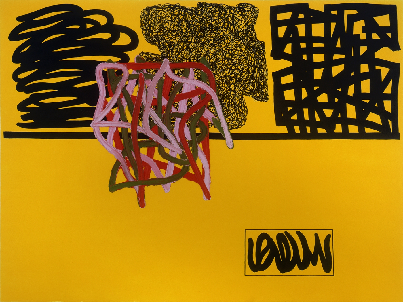 Jonathan Lasker, The Eternal Silence of Infinite Space, 1994
