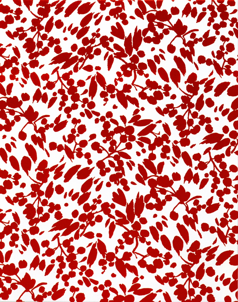 Heerenlux IV/IV, 1993, Lacquer on canvas, 47.25 x 37.5 inches