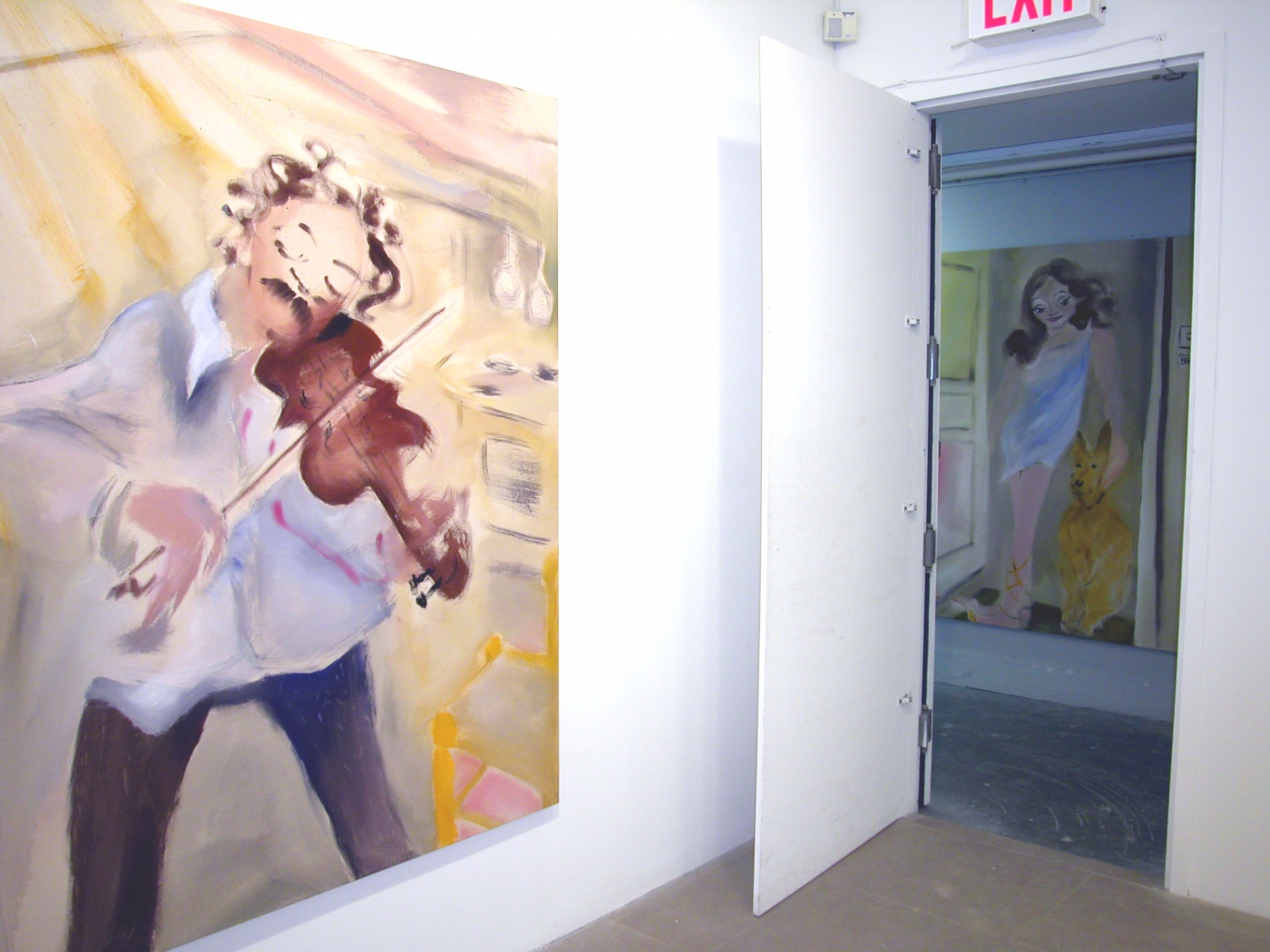 Installation view, Goddess in the Doorway, Greene Naftali, New York, 2005