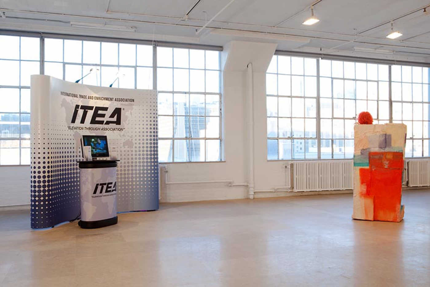 Installation view, ENTERTAINMENT, Greene Naftali, New York, 2012