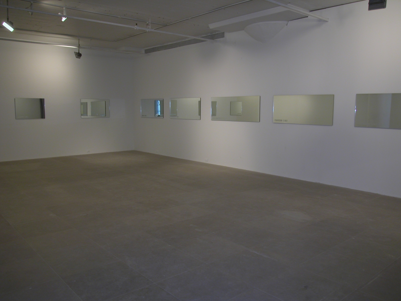 Installation view, Greene Naftali, New York, 2005