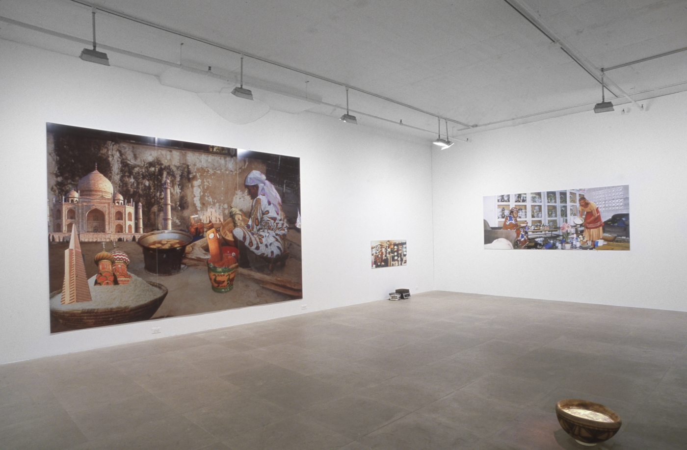 Fatimah Tuggar, Installation view, At the Water Tap, Greene Naftali, New York, 2000 – 2001