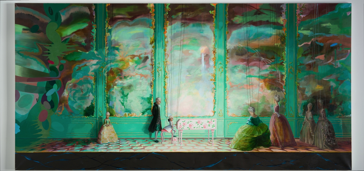 Monika Baer, Installation view, Williams College Museum of Art, Williamstown, MA