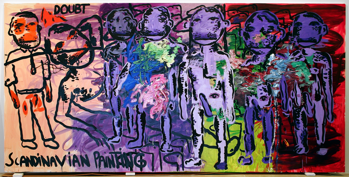 Untitled, 2007, Oil on canvas, 96.5 x 157.48 inches