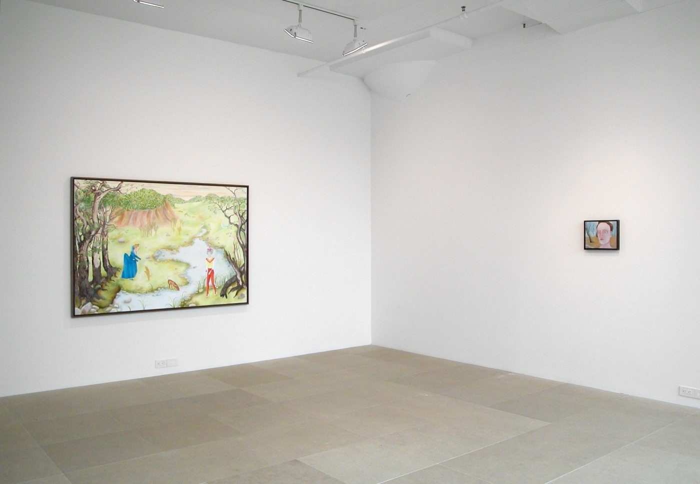 Installation view, Versäumt, Probleme zu bewältigen—aus Angst!, Greene Naftali, New York, 2007