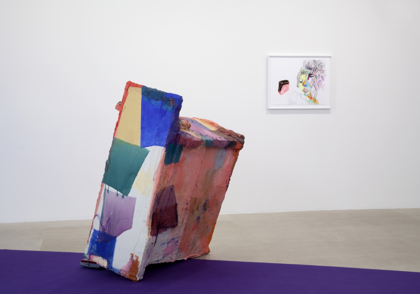 Rachel Harrison, Installation view, The Help, Greene Naftali, New York, 2012