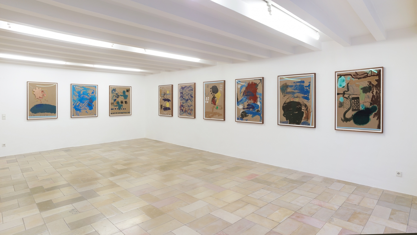 Walter Price, Installation view, Pearl Lines, Kölnischer Kunstverein, Cologne, 2018