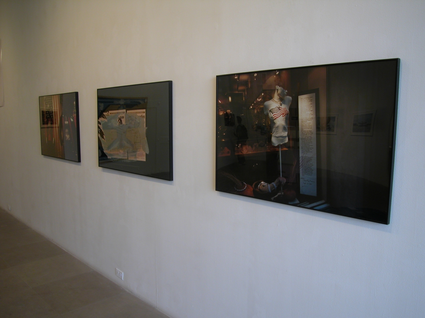 Installation view, American Idyll, Greene Naftali, New York, 2004