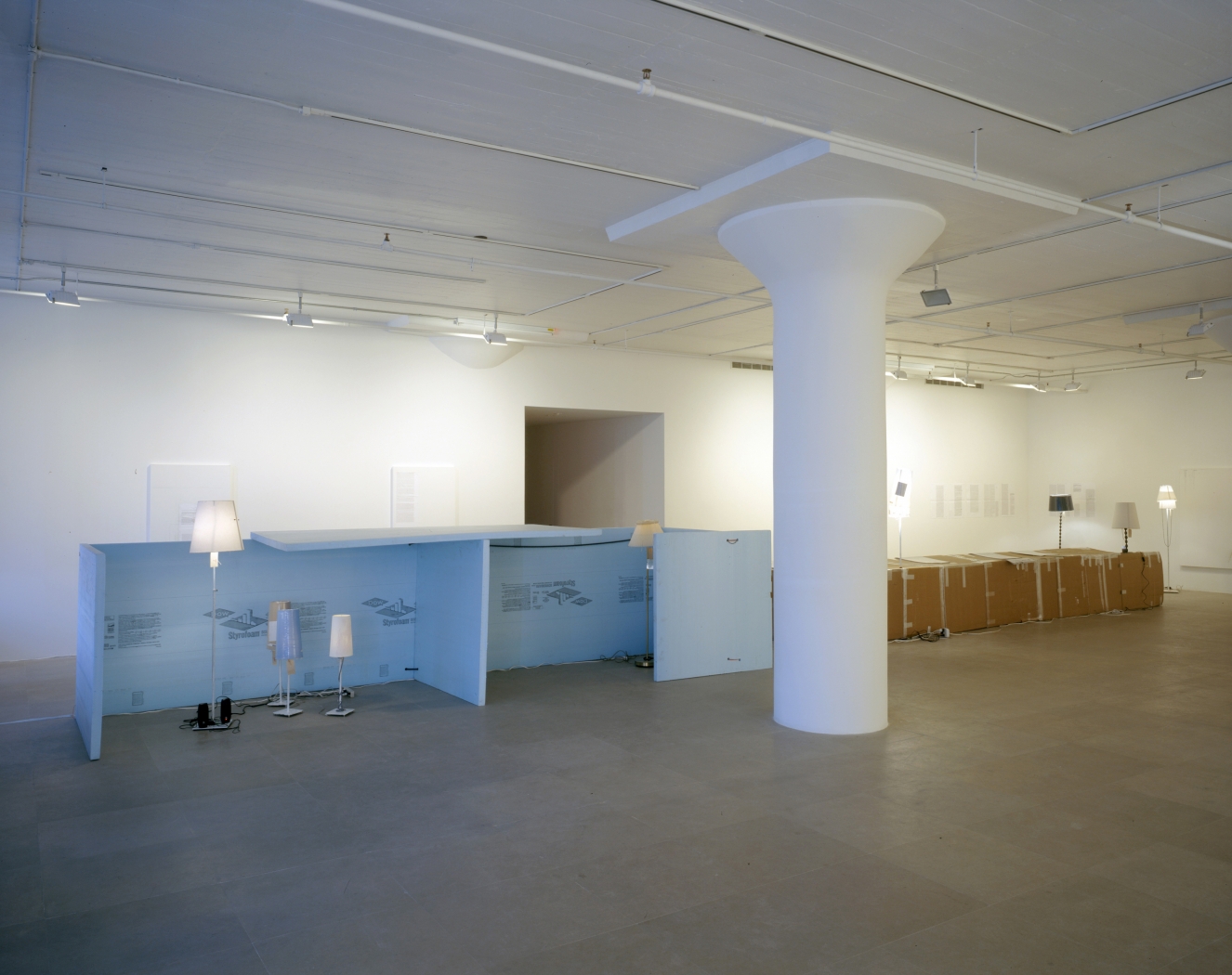 Josef Strau, Installation view, Greene Naftali, New York, 2008