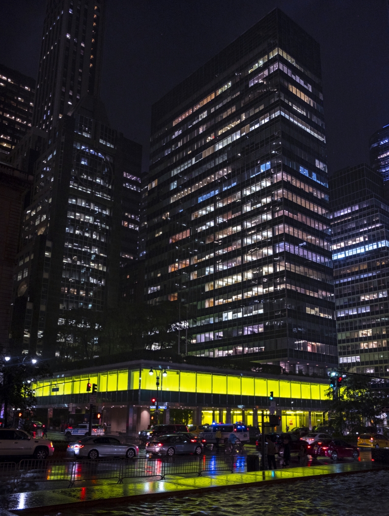 Installation view, New York, New York, Lever House, New York, 2018