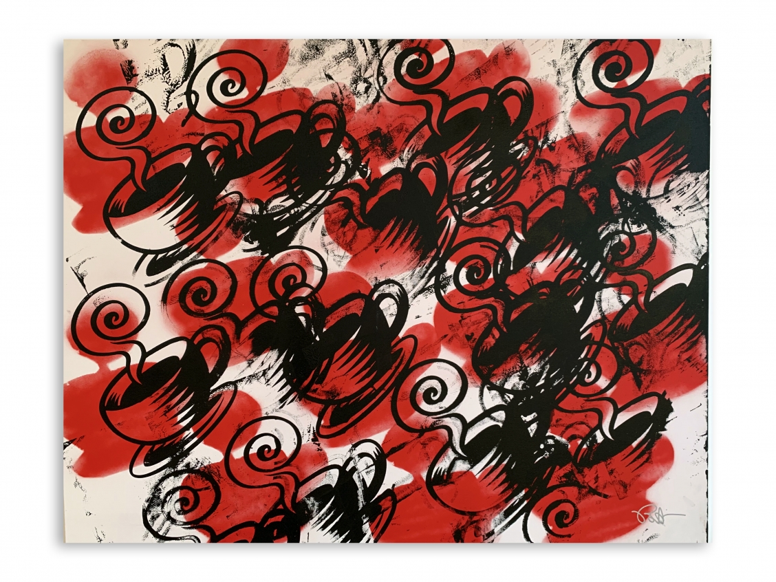 Coffee Cups Synchronicity - Red