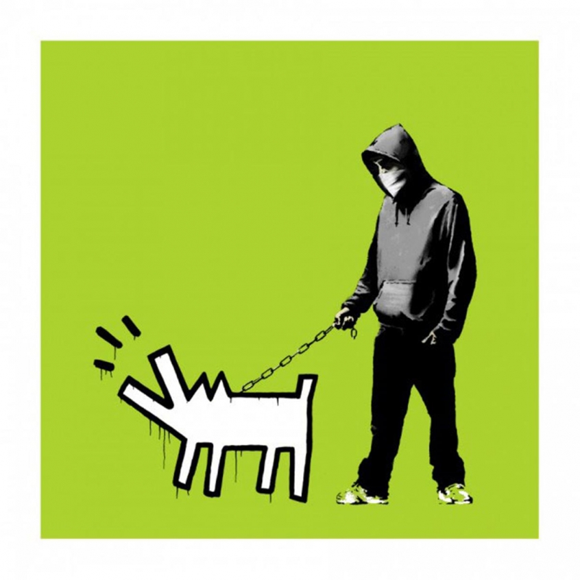Banksy (b. 1974) Choose Your Weapon (Green), 2010