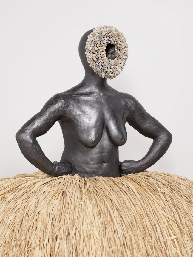 Simone Leigh, No Face (Pannier), 2018