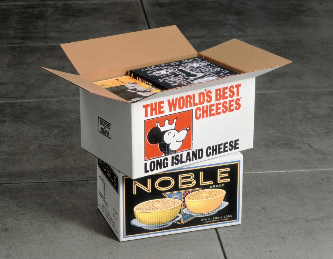Steve Wolfe, Untitled (Long Island Cheese/Noble Cartons), 1991-1993