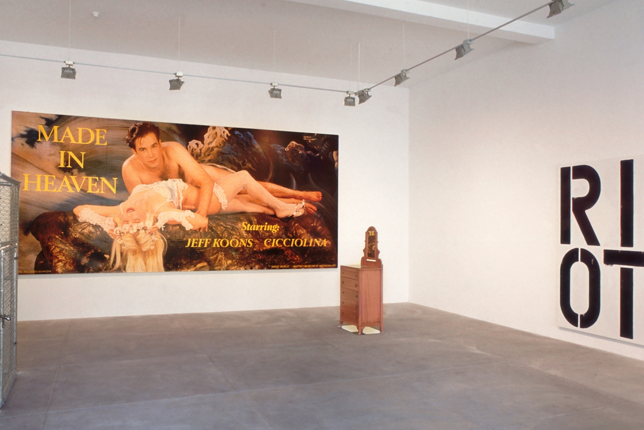 Larry Clark, Robert Gober, Mike Kelley, Jeff Koons, Cady Noland, Richard Prince, Cindy Sherman and Christopher Wool, Installation view