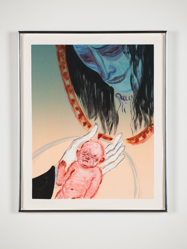 Sanya Kantarovsky, Cleanse, 2019, Monotype, Printed by 10 Grand Press