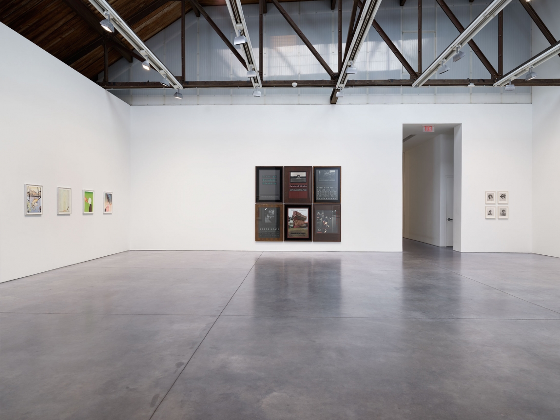 Prints and Editions Installation view January 25 – February 23, 2019 Luhring Augustine, New York Pictured from left: Sanya Kantarovsky, Reinhard Mucha, Yasumasa Morimura
