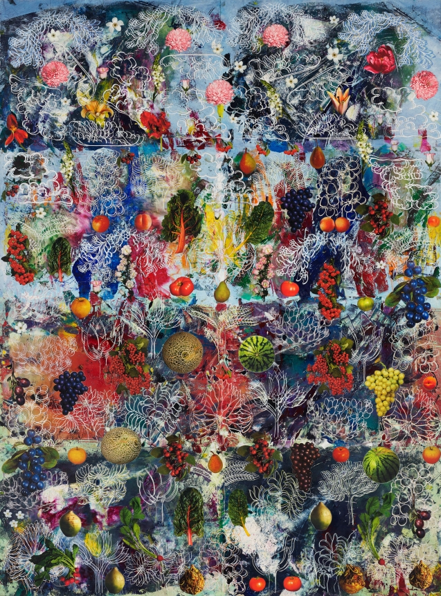 Philip Taaffe Altarpiece, 2018