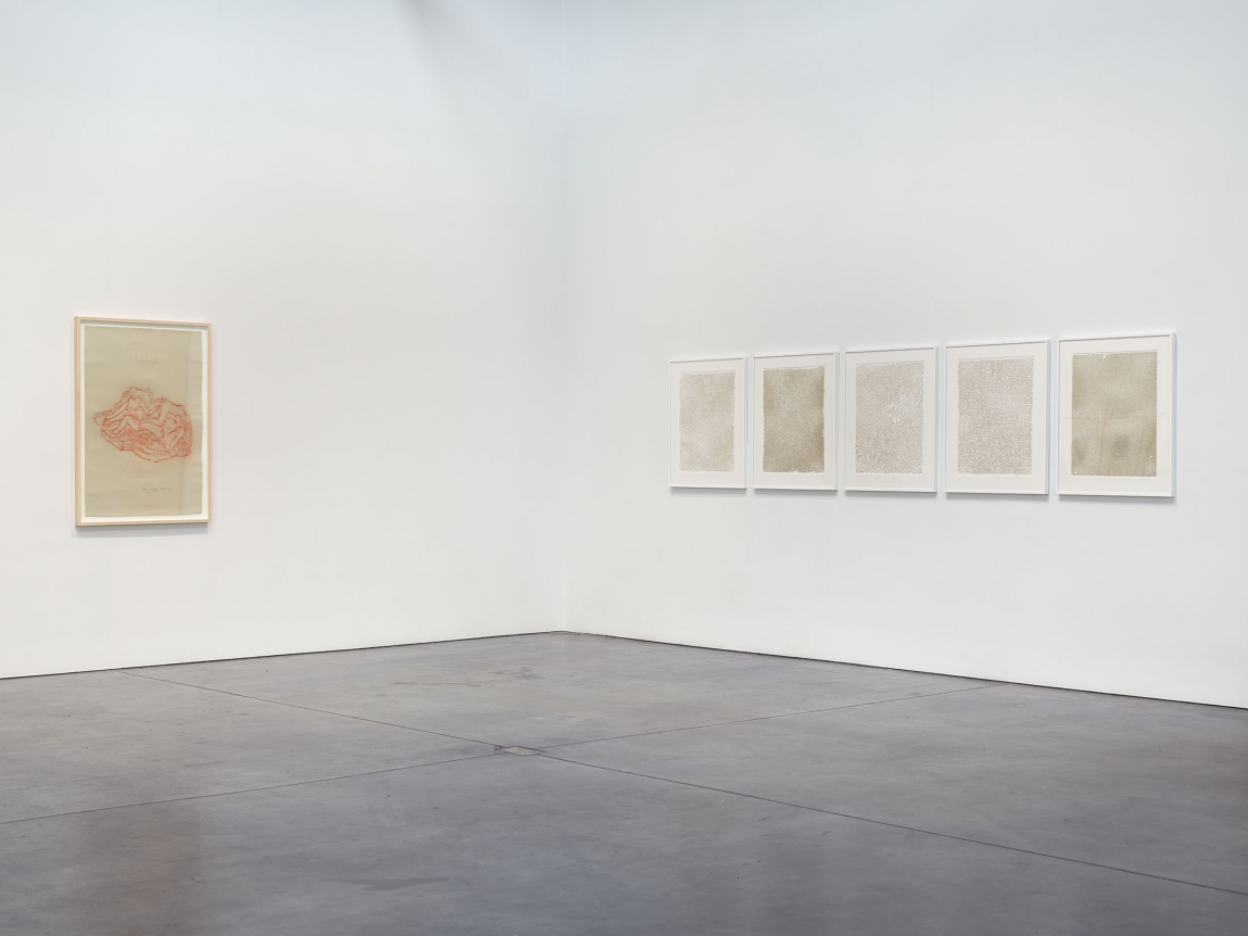 Prints and Editions Installation view January 25 – February 23, 2019 Luhring Augustine, New York Pictured from left: Tunga, Rachel Whiteread