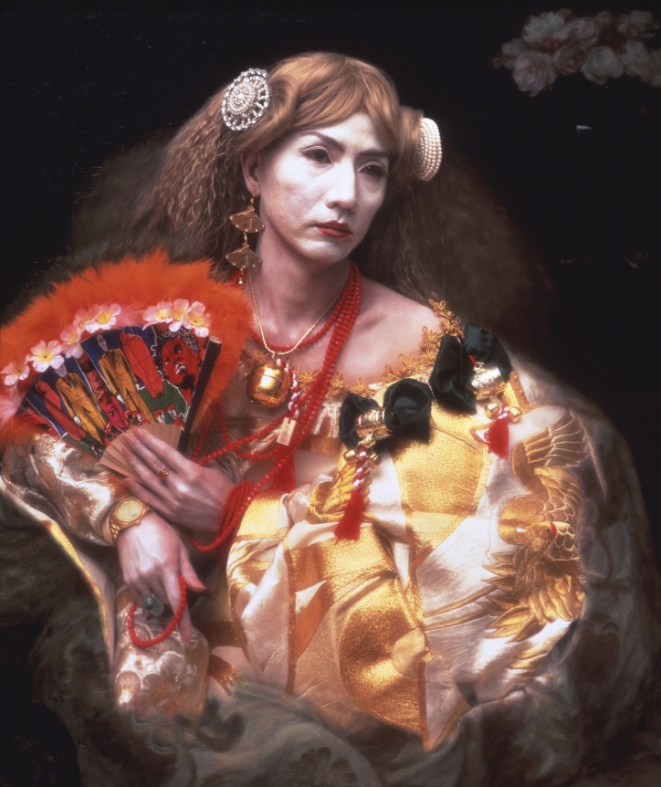 Yasumasa Morimura Portrait (Fan), 1991 