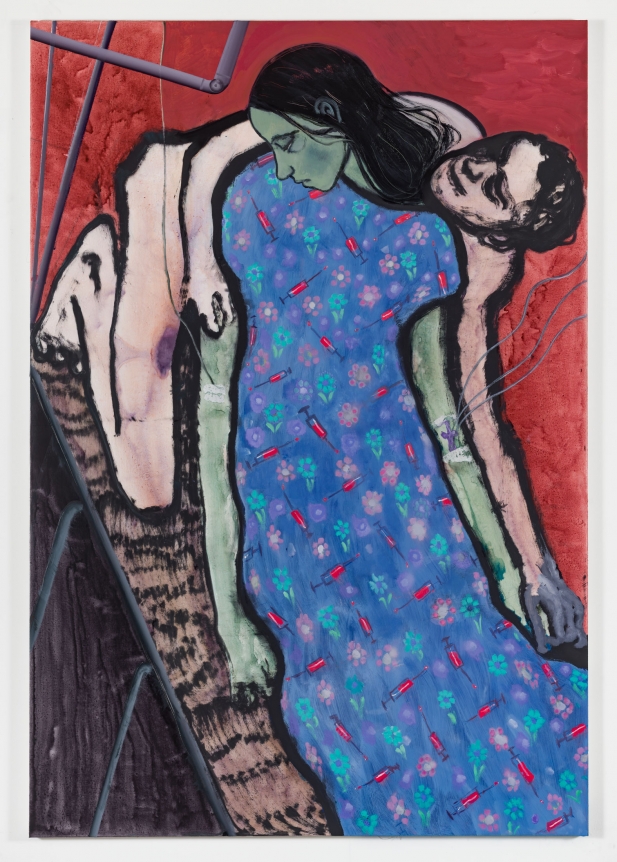 Sanya Kantarovsky, Needles, 2019