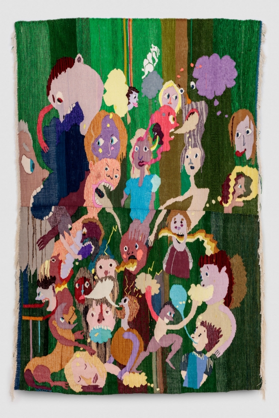 Christina Forrer, Untitled (green background), 2018