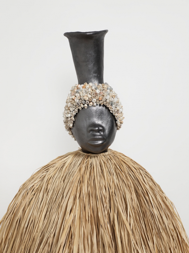 Simone Leigh, Figure with Skirt (Face Jug Series), 2018